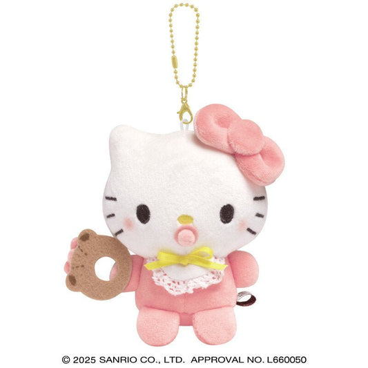 [HELLO KITTY] "Sanrio Baby" Plush Keychain - Rosey’s Kawaii Shop