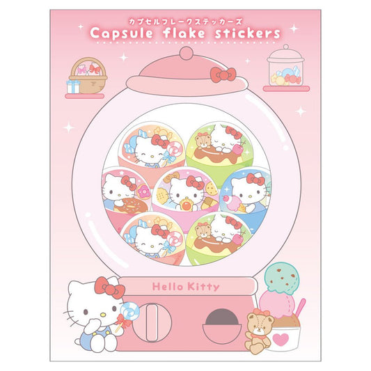 [HELLO KITTY] "Sanrio Capsule Collection" Sticker Flakes - Rosey’s Kawaii Shop