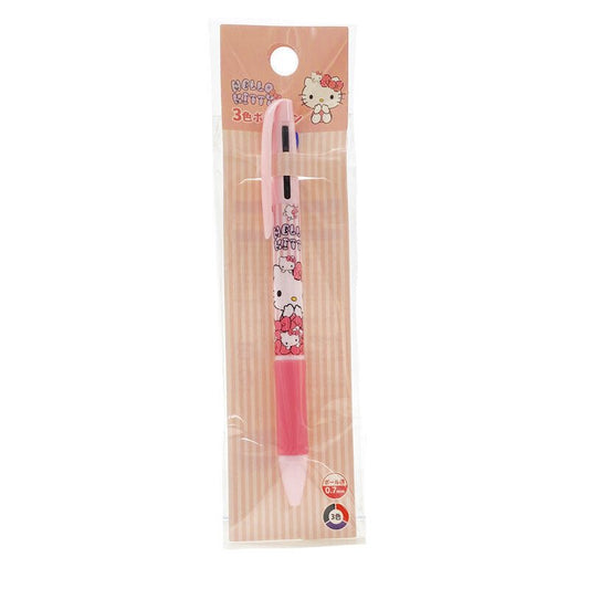 [HELLO KITTY] "Sanrio Characters" 3 - Color Ballpoint Pen - Rosey’s Kawaii Shop