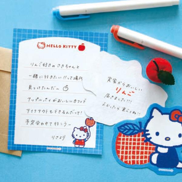 [HELLO KITTY] "Sanrio Characters Fruit Market" Mini Letter Set - Rosey’s Kawaii Shop