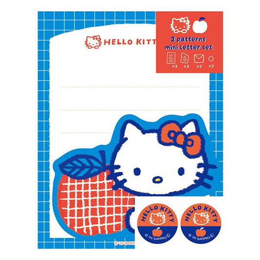 [HELLO KITTY] "Sanrio Characters Fruit Market" Mini Letter Set - Rosey’s Kawaii Shop
