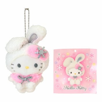 [HELLO KITTY] "Sanrio Christmas 2025" Ramune & Plush Keychain - Rosey’s Kawaii Shop