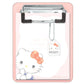 [HELLO KITTY] "Sanrio DO YOU LOVE ME?" Mini Clipboard Memo & Charm - Rosey’s Kawaii Shop