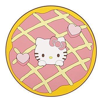 [HELLO KITTY] "Sanrio Donut" Rubber Coaster - Rosey’s Kawaii Shop
