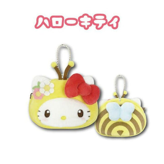 [HELLO KITTY] "Sanrio Honeybee" Mini Face Pouch - Rosey’s Kawaii Shop