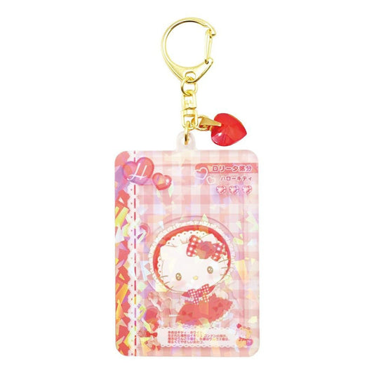 [HELLO KITTY] "Sanrio Kirakira Card Style" Shaka Keychain - Rosey’s Kawaii Shop