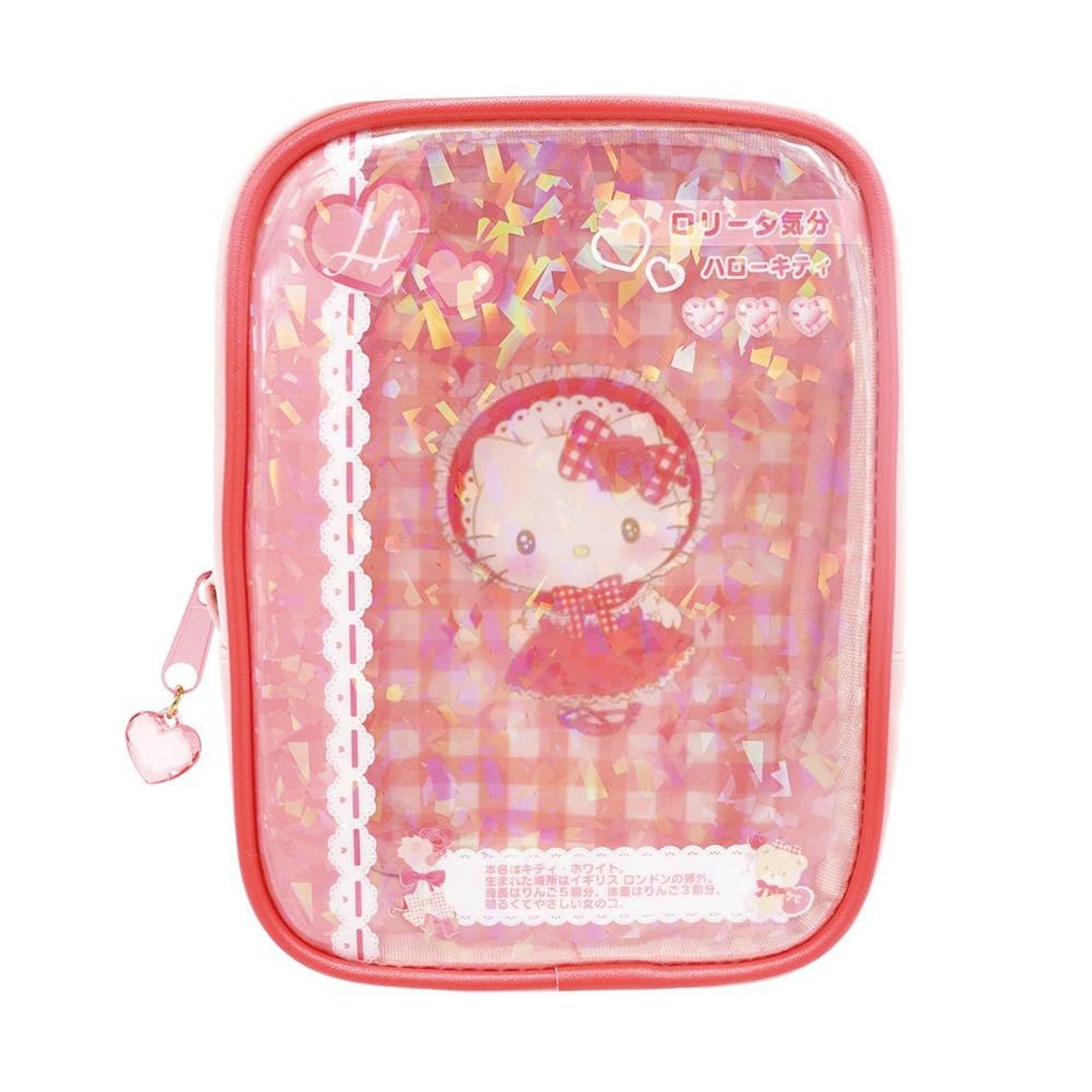 [HELLO KITTY] "Sanrio Kirakira Card Style" Window Pouch - Rosey’s Kawaii Shop