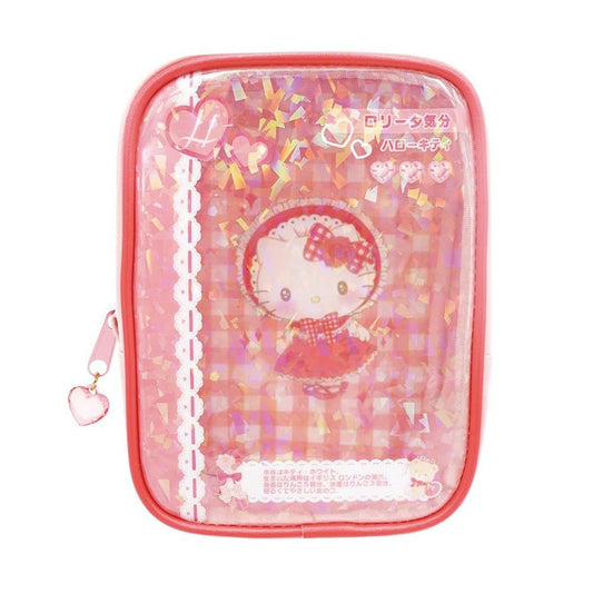 [HELLO KITTY] "Sanrio Kirakira Card Style" Window Pouch - Rosey’s Kawaii Shop