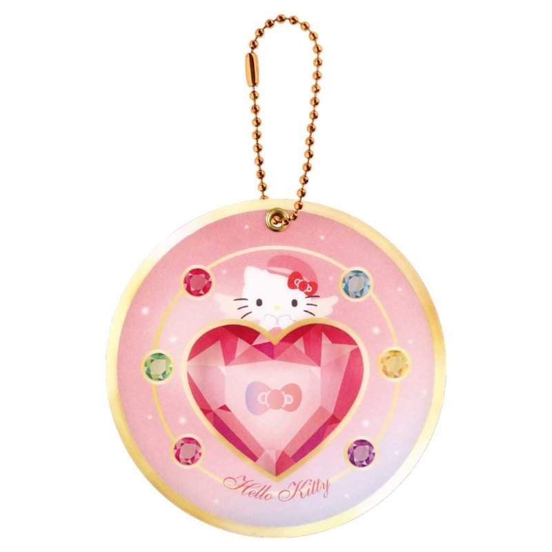 [HELLO KITTY] "Sanrio Magical Jewelry" Mirror Keychain - Rosey’s Kawaii Shop