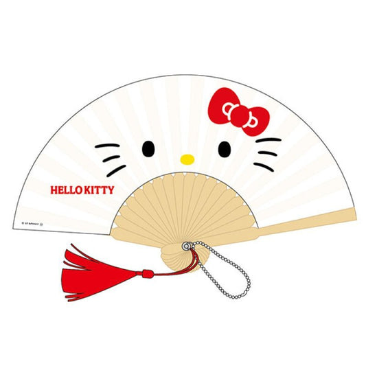 [HELLO KITTY] "Sanrio Mini Folding Fan" Keychain - Rosey’s Kawaii Shop