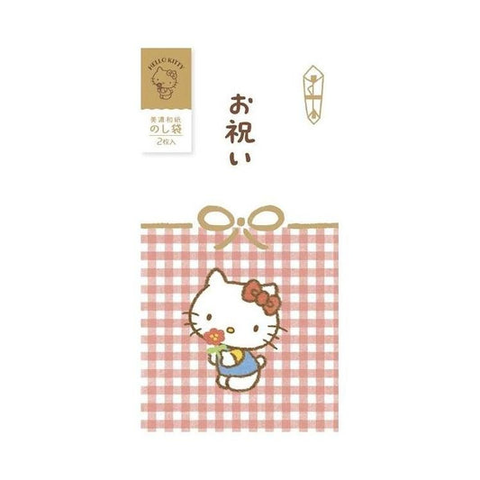 [HELLO KITTY] "Sanrio Mino Washi" Foil Gift Envelope - Rosey’s Kawaii Shop