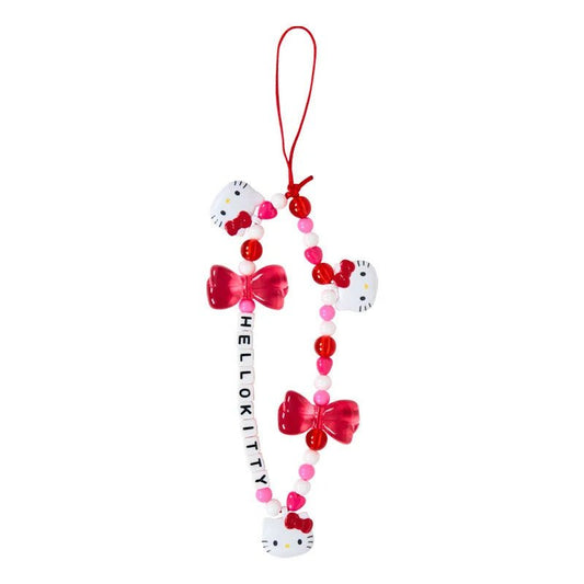 [HELLO KITTY] "Sanrio My Deco Bag" Beaded Strap - Rosey’s Kawaii Shop