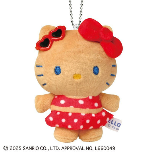 [HELLO KITTY] "Sanrio Night Party" Plush Keychain - Rosey’s Kawaii Shop