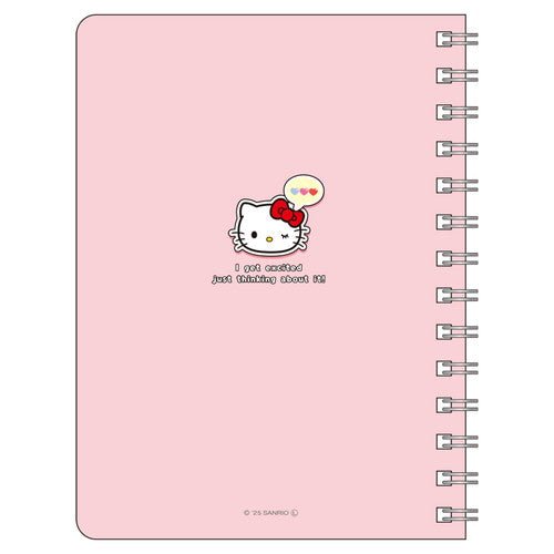 [HELLO KITTY] "Sanrio Petapeta Stickers" B6 Ring Notebook - Rosey’s Kawaii Shop