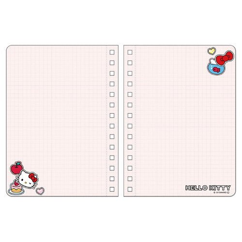 [HELLO KITTY] "Sanrio Petapeta Stickers" B6 Ring Notebook - Rosey’s Kawaii Shop