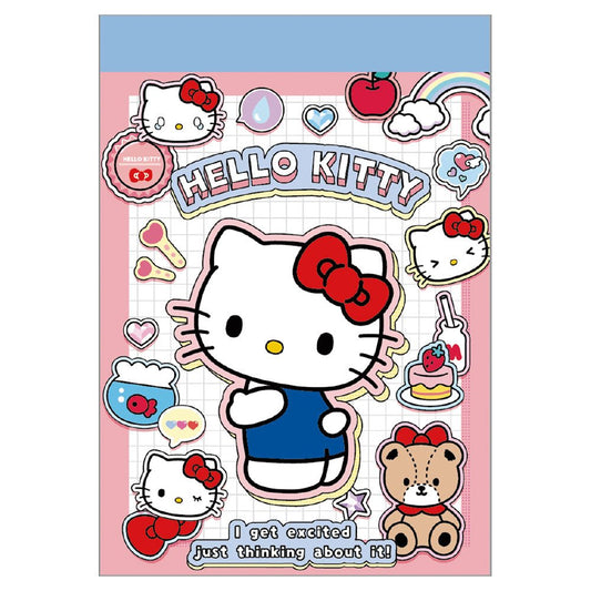 [HELLO KITTY] "Sanrio Petapeta Stickers Series" Mini Memo - Rosey’s Kawaii Shop