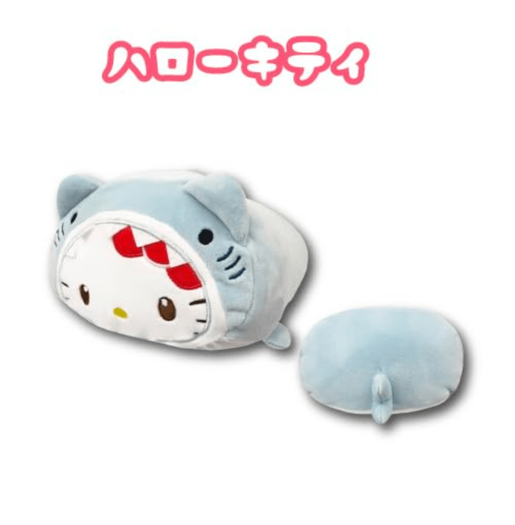 [HELLO KITTY] "Sanrio Sea Creatures" Cool Lying Down Mini Cushion - Rosey’s Kawaii Shop