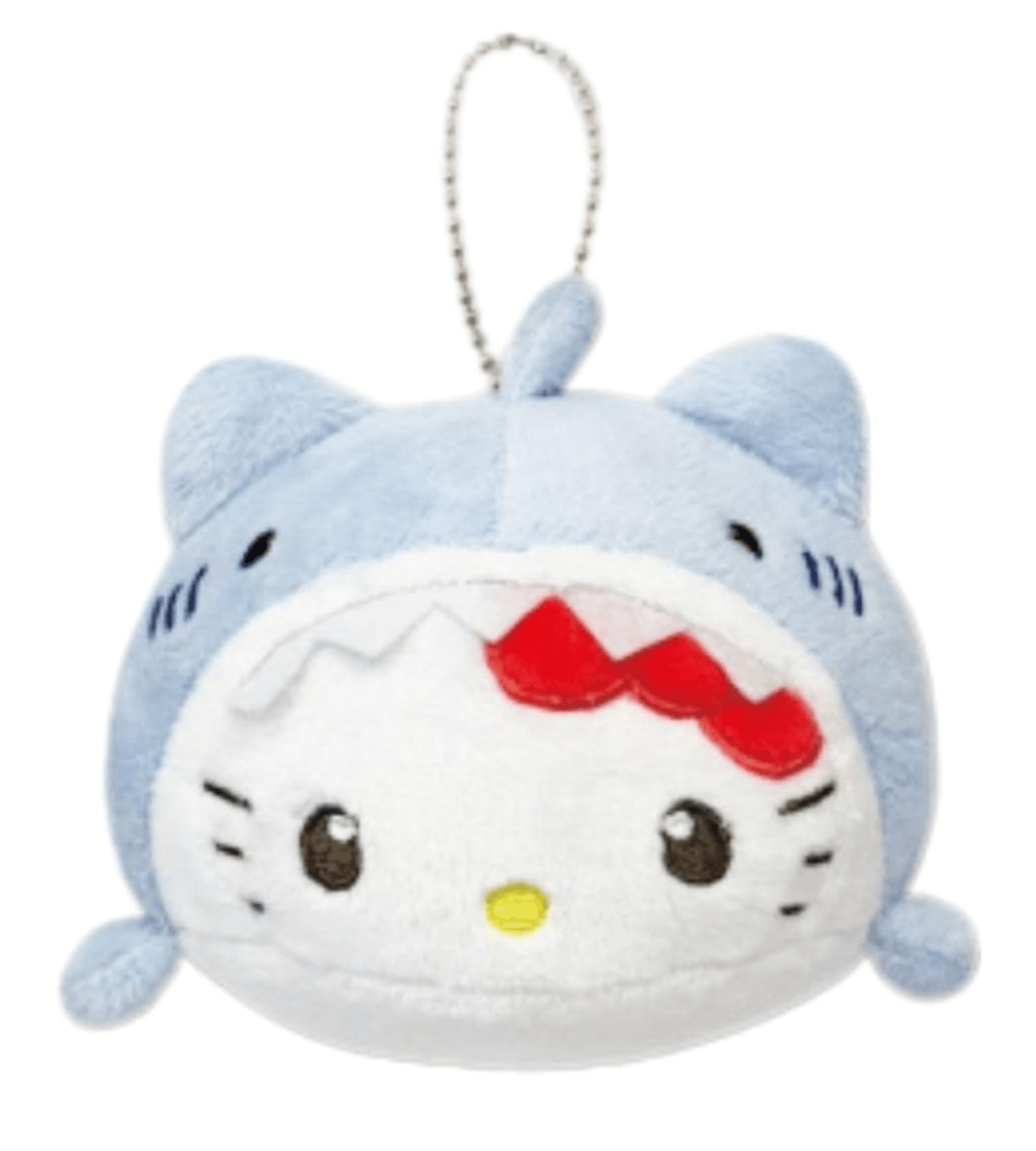 [HELLO KITTY] "Sanrio Sea Creatures" Daifuku Shaped Mascot Pouch - Rosey’s Kawaii Shop