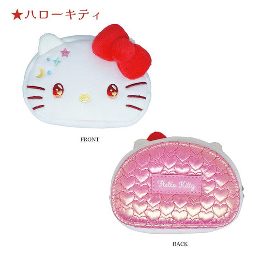 [HELLO KITTY] "Sanrio Stars Boa" Mirror Pouch - Rosey’s Kawaii Shop