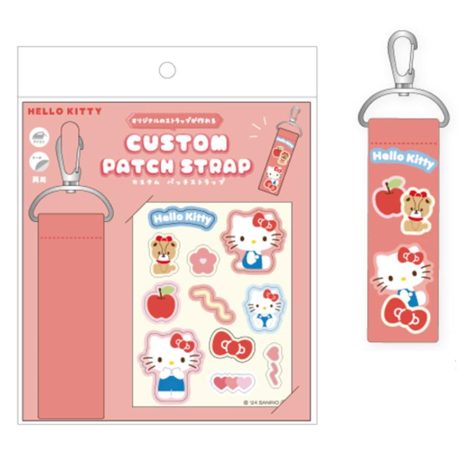 [HELLO KITTY] "Sanrio Strap & Patch Sticker" Set - Rosey’s Kawaii Shop