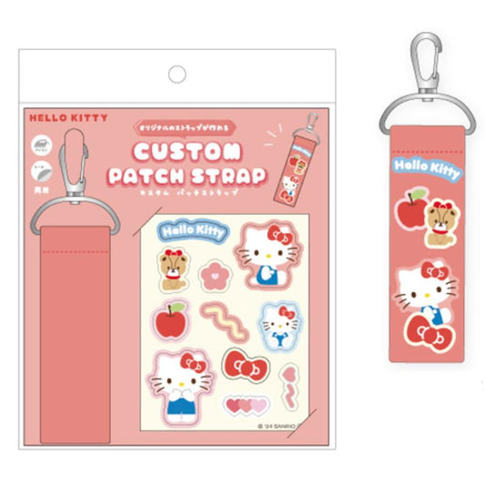 [HELLO KITTY] "Sanrio Strap & Patch Sticker" Set - Rosey’s Kawaii Shop