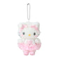 [HELLO KITTY] "Sanrio White Cat Ballerina" Plush Keychain - Rosey’s Kawaii Shop