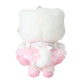 [HELLO KITTY] "Sanrio White Cat Ballerina" Plush Keychain - Rosey’s Kawaii Shop