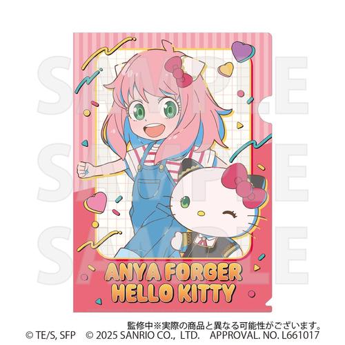 [HELLO KITTY] "SPY x FAMILY x Sanrio" Clear File - Rosey’s Kawaii Shop