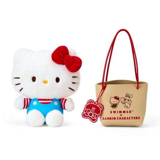 [HELLO KITTY] "SWIMMER x Sanrio 2nd Edition" Plush & Bag - Rosey’s Kawaii Shop