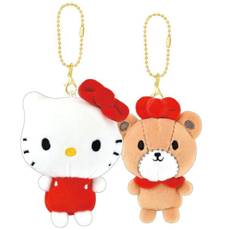 [HELLO KITTY & TINY CHUMS] "Sanrio Nico Nui" Plush Keychain - Rosey’s Kawaii Shop