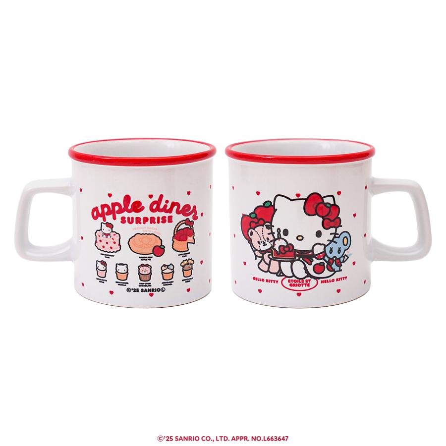 "Hello Kitty x Etoile et Griotte Apple Diner SURPRISE" Mug - Rosey’s Kawaii Shop