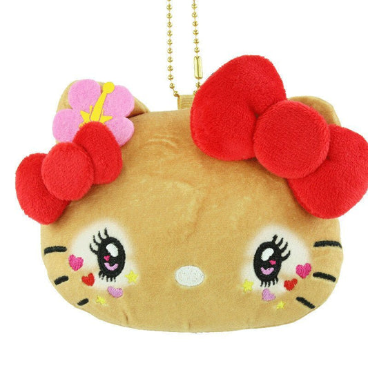 [HIBISCUS] "Hello Kitty Heisei Retro Kogal" Die - cut Cosmetic Pouch - Rosey’s Kawaii Shop