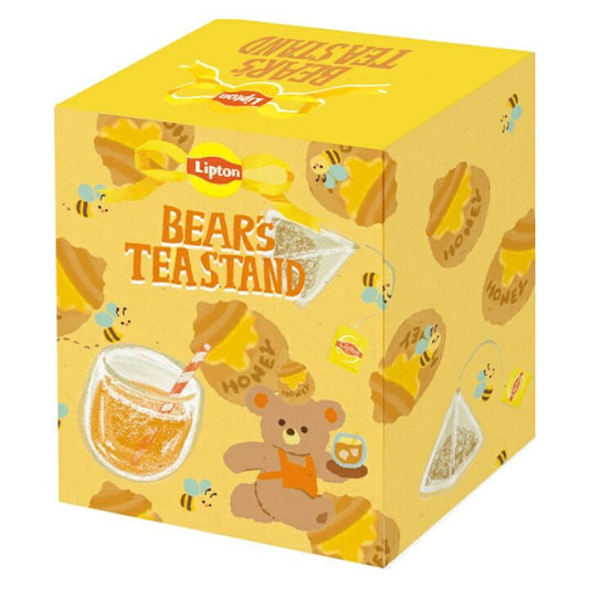 [HONEY] "Lipton Tea: Bear's Tea Stand" Boxed Sticker Flakes - Rosey’s Kawaii Shop