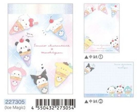 [ICE CREAM] "Sanrio x Mochipanda" Small Memo - Rosey’s Kawaii Shop