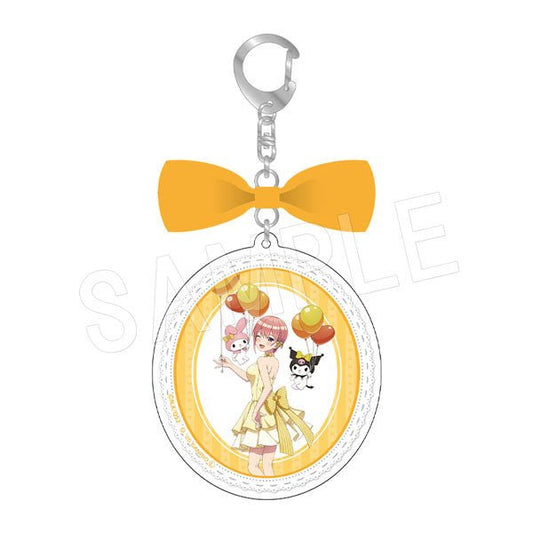 [ICHIKA / YELLOW] "The Quintessential Quintuplets x My Melody & Kuromi Balloon & Ribbon" Acrylic Keychain - Rosey’s Kawaii Shop
