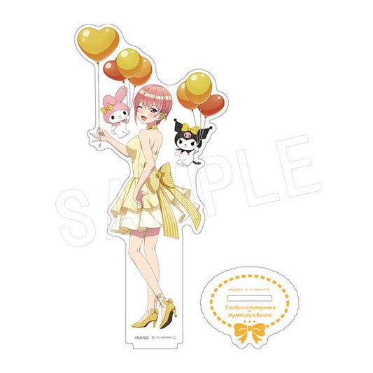 [ICHIKA / YELLOW] "The Quintessential Quintuplets x My Melody & Kuromi Balloon & Ribbon" Acrylic Stand - Rosey’s Kawaii Shop