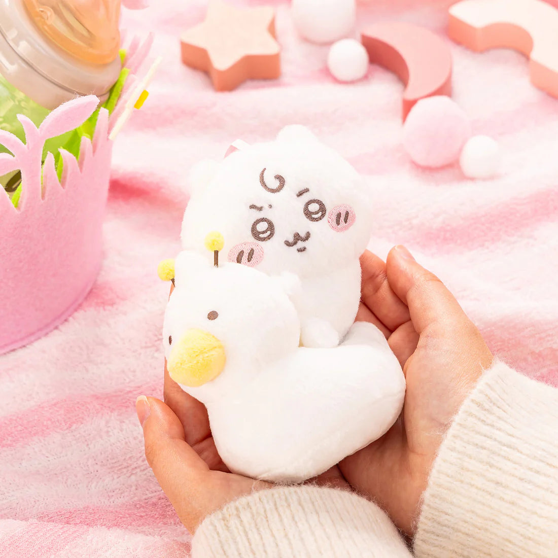 [CHIIKAWA POTTY] Chiikawa Baby Plush Keychain