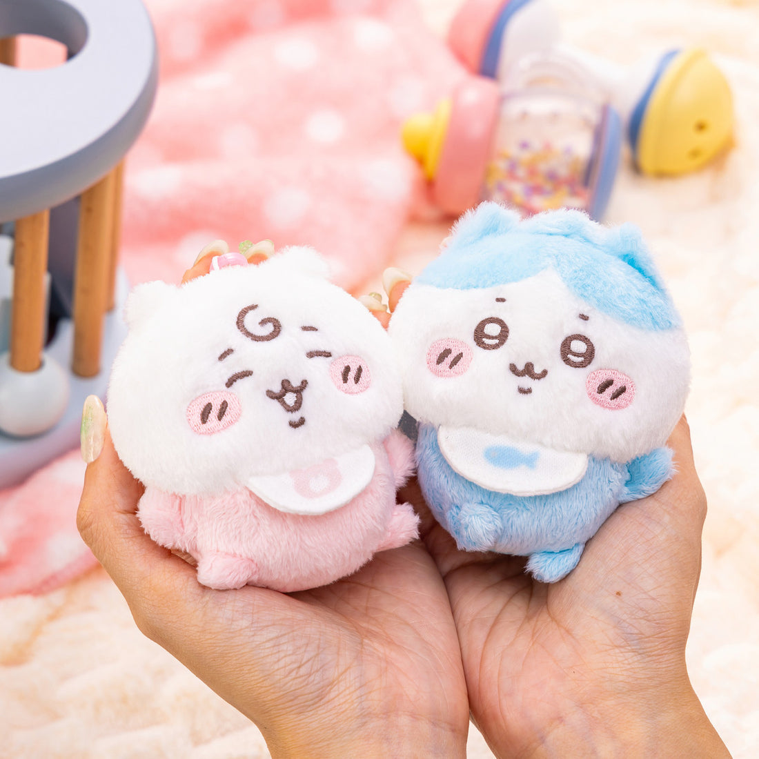 [MOMONGA BIB] "Chiikawa Baby" Plush Keychain