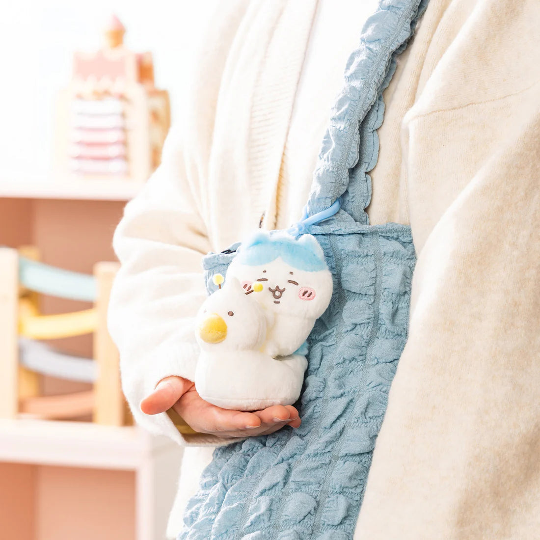 [USAGI POTTY] Chiikawa Baby Plush Keychain