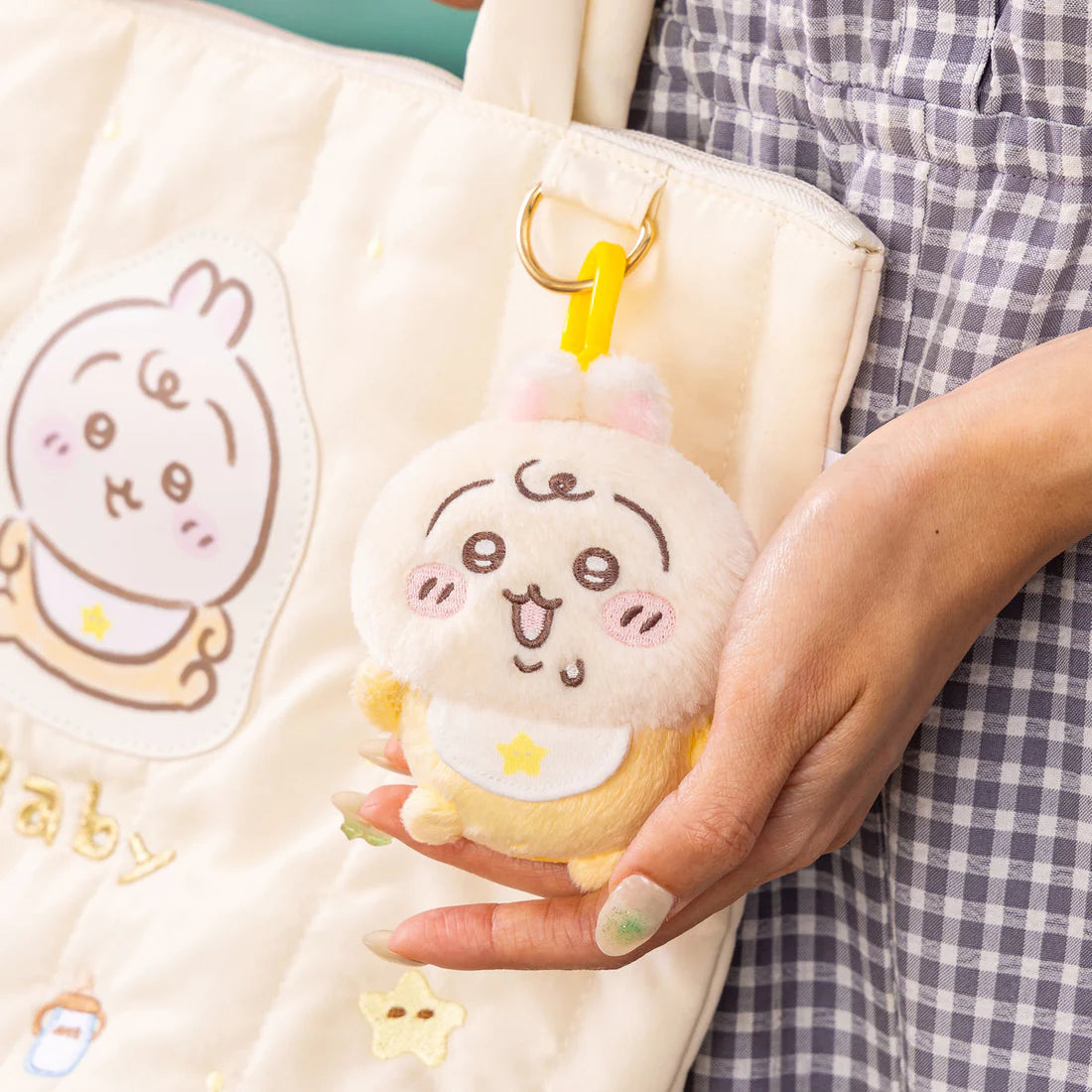 [MOMONGA BIB] "Chiikawa Baby" Plush Keychain