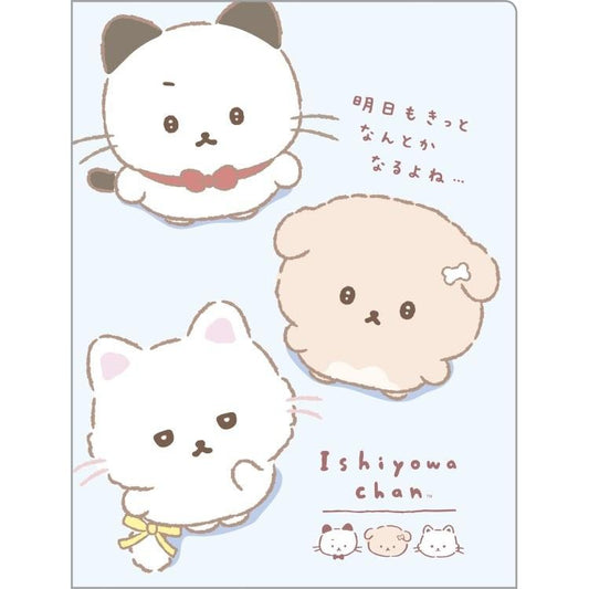 "Ishiyowa - chan Kouhai - chan Toujou" 10P Clear Folder - Rosey’s Kawaii Shop
