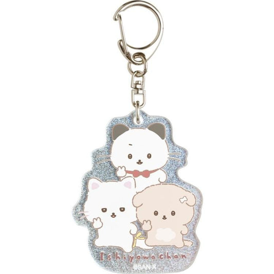 "Ishiyowa - chan Kouhai - chan Toujou" Hologram Keychain - Rosey’s Kawaii Shop