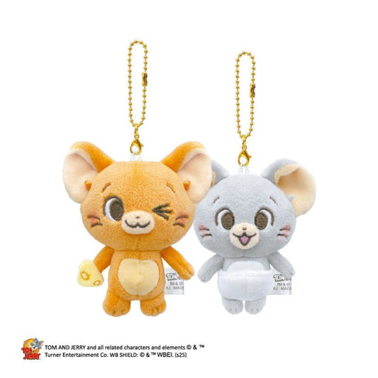 [JERRY & TUFFY] "Tom and Jerry Nikonui" Plush Keychain - Rosey’s Kawaii Shop