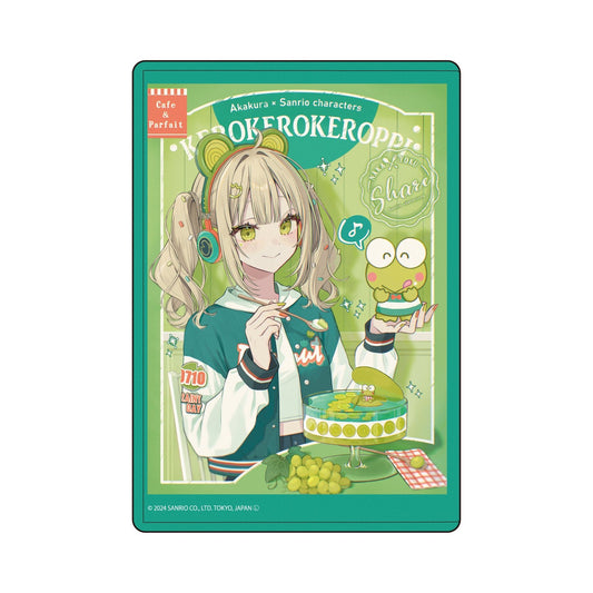 [KERO KERO KEROPPI] "Akakura x Sanrio: Cafe & Parfait" Clear Chara Case - Rosey’s Kawaii Shop