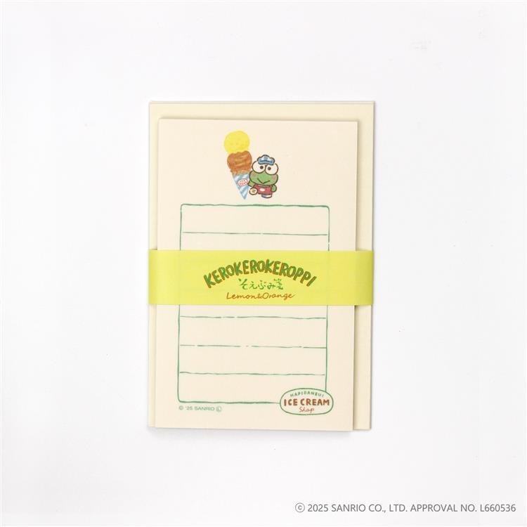 [KEROPPI] "Hapidanbui Ice Cream Shop" Letter Set - Rosey’s Kawaii Shop