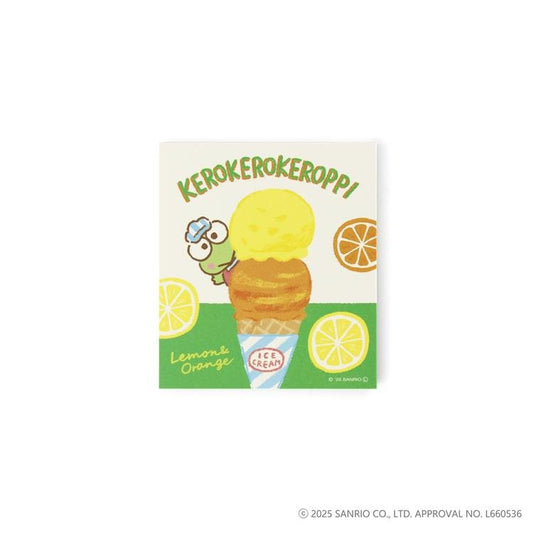 [KEROPPI] "Hapidanbui Ice Cream Shop" Memo Pad - Rosey’s Kawaii Shop