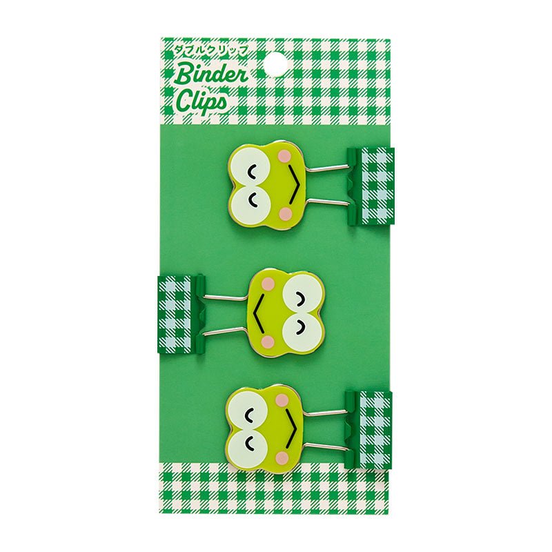 [KEROPPI] "Sanrio Double Binder Clips" - Rosey’s Kawaii Shop