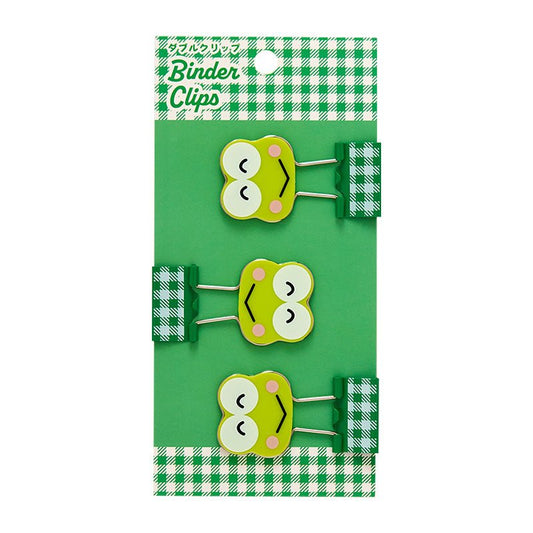 [KEROPPI] "Sanrio Double Binder Clips" - Rosey’s Kawaii Shop