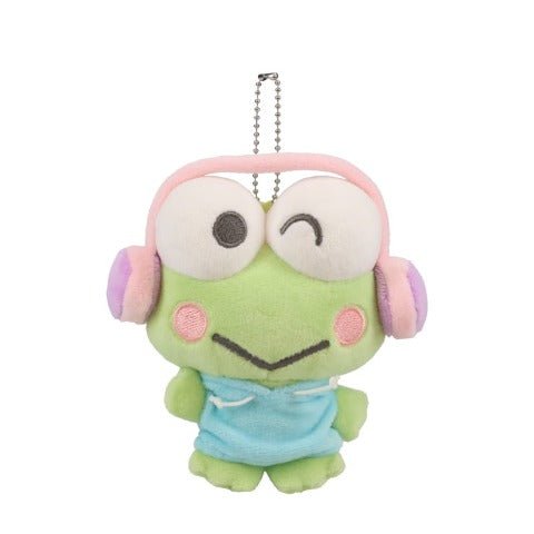 [KEROPPI] "Sanrio Headphone Series" Plush Keychain - Rosey’s Kawaii Shop