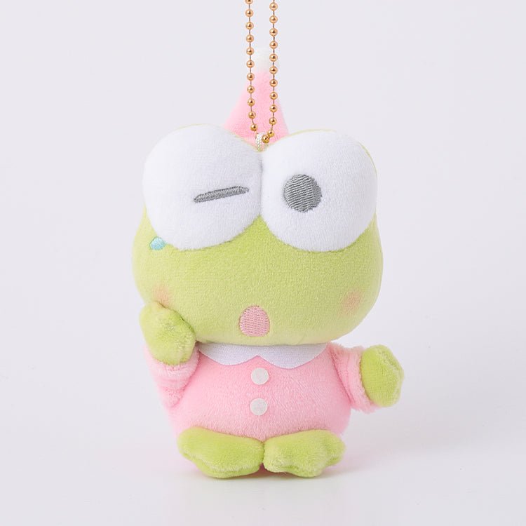 [KEROPPI] "Sanrio Pajama Party Munyugurumi" Plush Keychain - Rosey’s Kawaii Shop